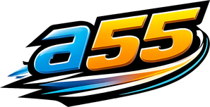 a 55 বাংলা গেমিং লোগো